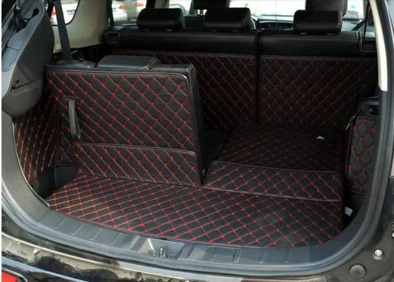 Good quality! Special car trunk mats for Mitsubishi Outlander 7 seats
