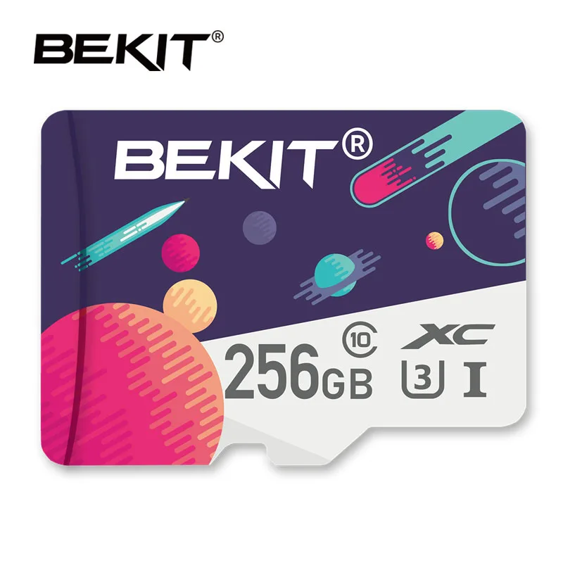 Карта памяти micro sd Bekit 128 ГБ 256 32 64 16 8 карта SDXC SDHC класс 10 флеш накопитель для