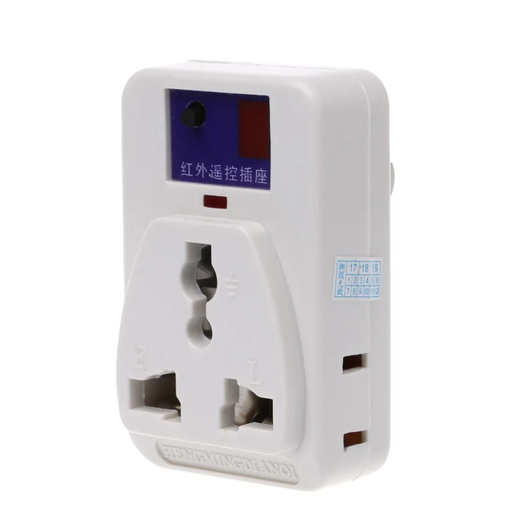 Switch Socket AC Power Energy Saving IR Infrared Wireless