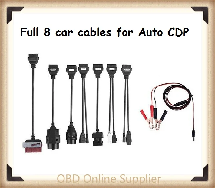 Prix pour Date 8 pcs CDP Pro câble OBD Scanner de Diagnostic de numérisation outil outils connecteur pour DELPHI DS150E avec livraison gratuite Prix pour Date 8 pcs CDP Pro câble OBD Scanner de Diagnostic de numérisation outil outils connecteur pour DELPHI DS150E avec livraison gratuite