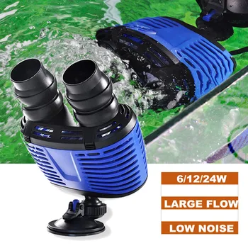 

Submersible 6/12/24W Water Pumps Powerhead Wave Maker Fish Tank Aquarium Suction Cup Base Water Pump Cleaner Fish Pond Fountain