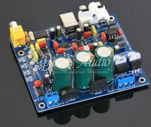 

Assembled CS8416+CS4398 DAC Decoder board USB coaxial 24/192K 32K-192K/24BIT