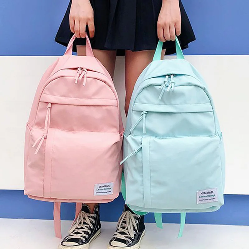 

Pretty Style Durable Nylon School Bag High Quality Waterproof Nylon School Backpack Fashion Girls Daypack Backpack Satchel SAC