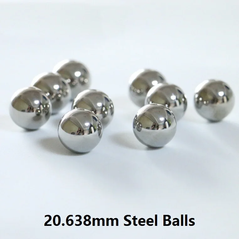 

1kg/lot (about 27pcs) Dia 20.638mm 13/16" inch steel balls Diameter 20.638 mm Bearing balls Precision G10 Free Shipping