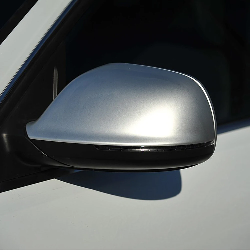 

Matte Chrome ABS Rearview Mirror Shell Cover Side View Protection Cap Wing Mirror Cover For Audi Q5 2009-2015 Q7 2009-2017