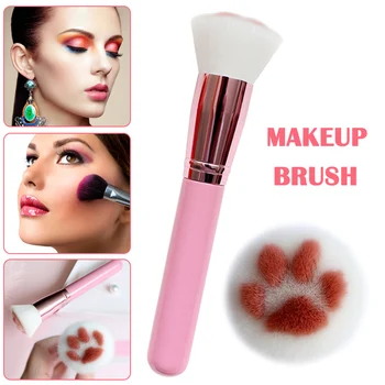 

NEW Makeup Brush Cute Cat Claw Paw Hair Multifunction Foundation Concealer Long Lasting Tool
