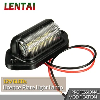

LENTAI 1PC Car LED Number Plate Lamp License Plate Light Bulbs For Peugeot 508 308 206 307 207 407 2008 Citroen C4 C5 Opel Astra
