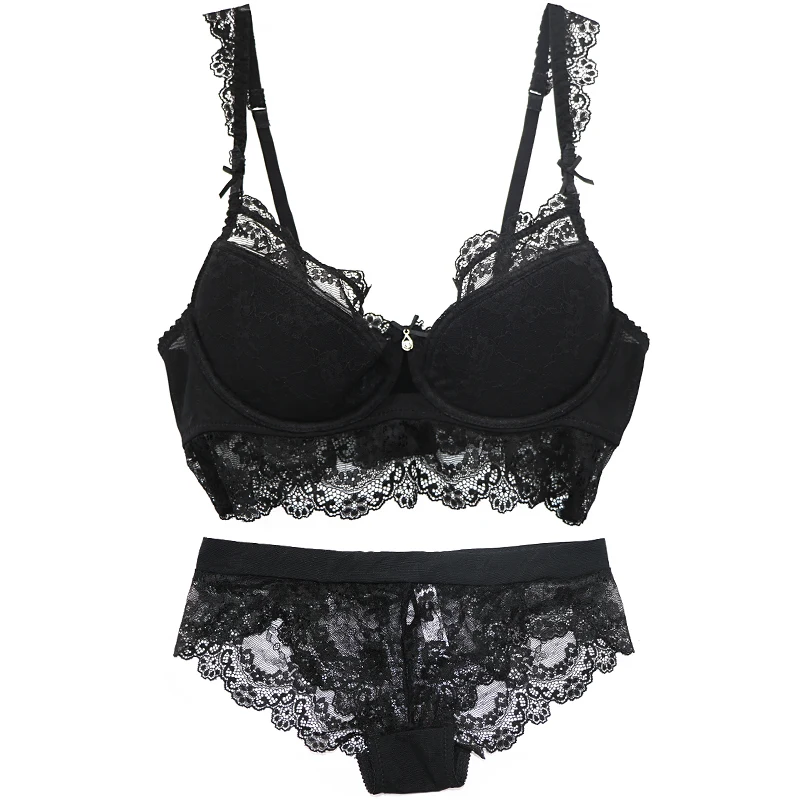 Sexy Elegant Bra And Brief Sets Women Bras Underwear Lady Bra Push Up Set Lingeries Bra Sets Brief Set Lingerie Soutien Gorge