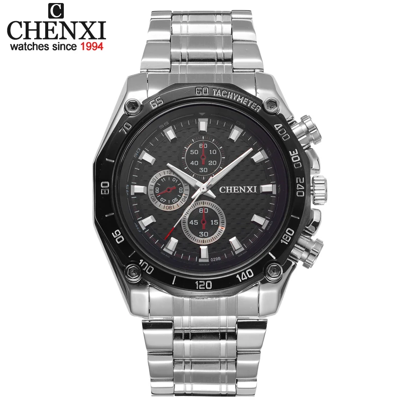 

CHENXI Luxury Brand Watches Men Fashion Sport Military Quartz Watch Men Full Steel Business Waterproof Clock Man Relogio Masculi