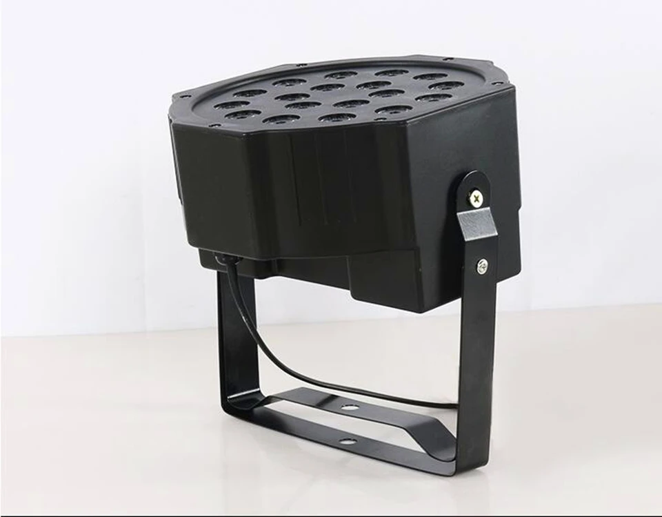 2 шт. светодиодный плоский Par 3in1 rgb 18 s 4 Вт RGB Цвет смешивания DJ мыть свет этап Uplighting