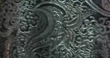 148*50 см Пейсли металлическая парча ткань для одежды платье костюм фестиваль украшения - Цвет: Black silver