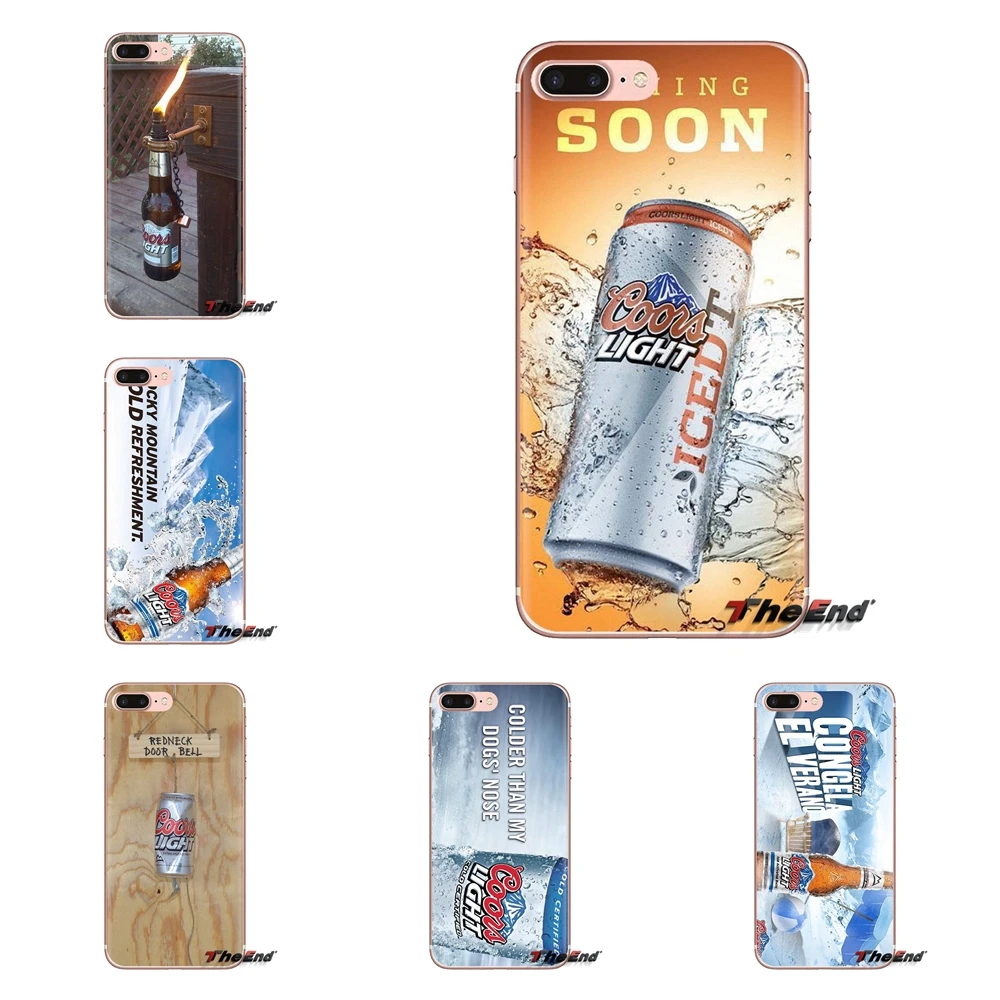 For Xiaomi Mi3 Samsung A10 A30 A40 A50 A60 A70 Galaxy S2 Note 2 Grand Core Prime The best Coors light beer Poster TPU Shell Case |