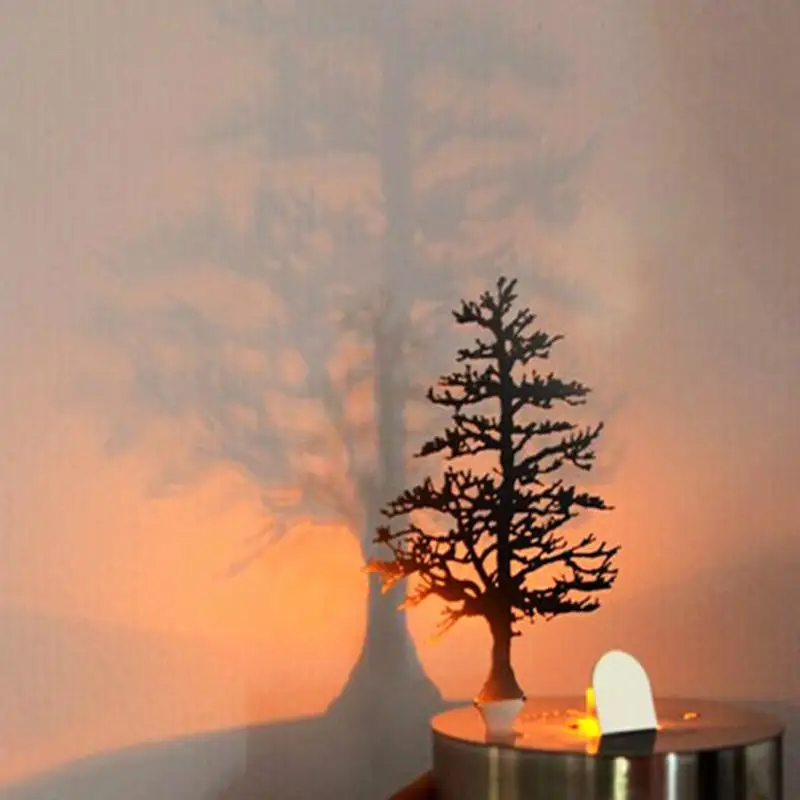 

Shadow Projection Lamp Romantic Atmosphere Night Light LED Candle Desktop Decor New