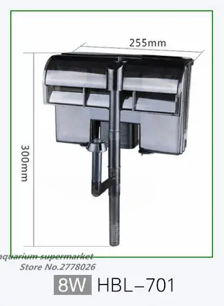 Sunsun HBL настенный водопад фильтр три в одном Внешний Аквариум кислородный насос маленький аквариум резервуар для черепахи HBL301 302 303 - Цвет: HBL701
