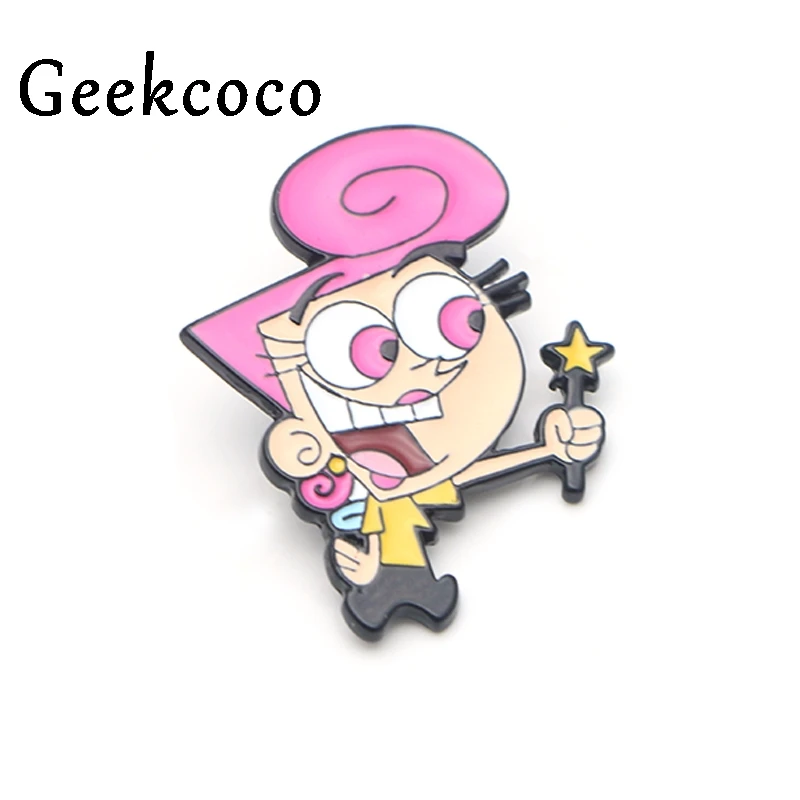 Довольно оддродителей мультфильм эмаль Pin подарок Ювелирная Сумка Одежда