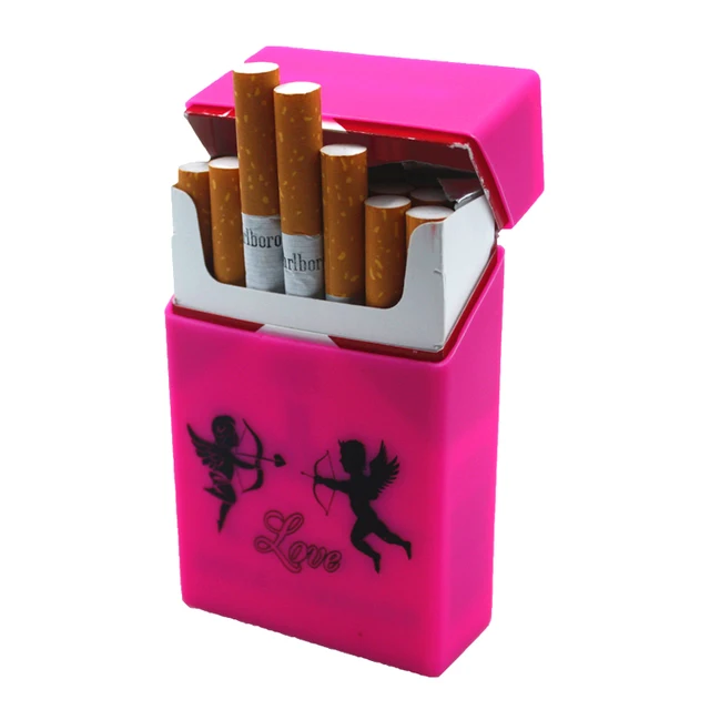 Fashion Englande Novelty Silicone Cigarettes Box Cigarette Case Smoking