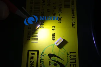 

100PCS The side light tube 7032 lamp LUMENS Liu Ming LED maintenance 1W LCD backlight 3V white light.