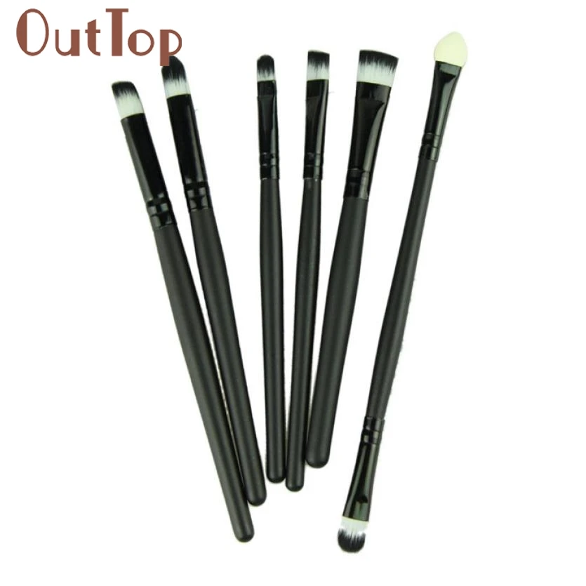 

6pcs Makeup Brushes Eye Brush Eyeshadow Eyeliner Nose Smoky Eyebrow Comestic Set Make Up Tool feb8