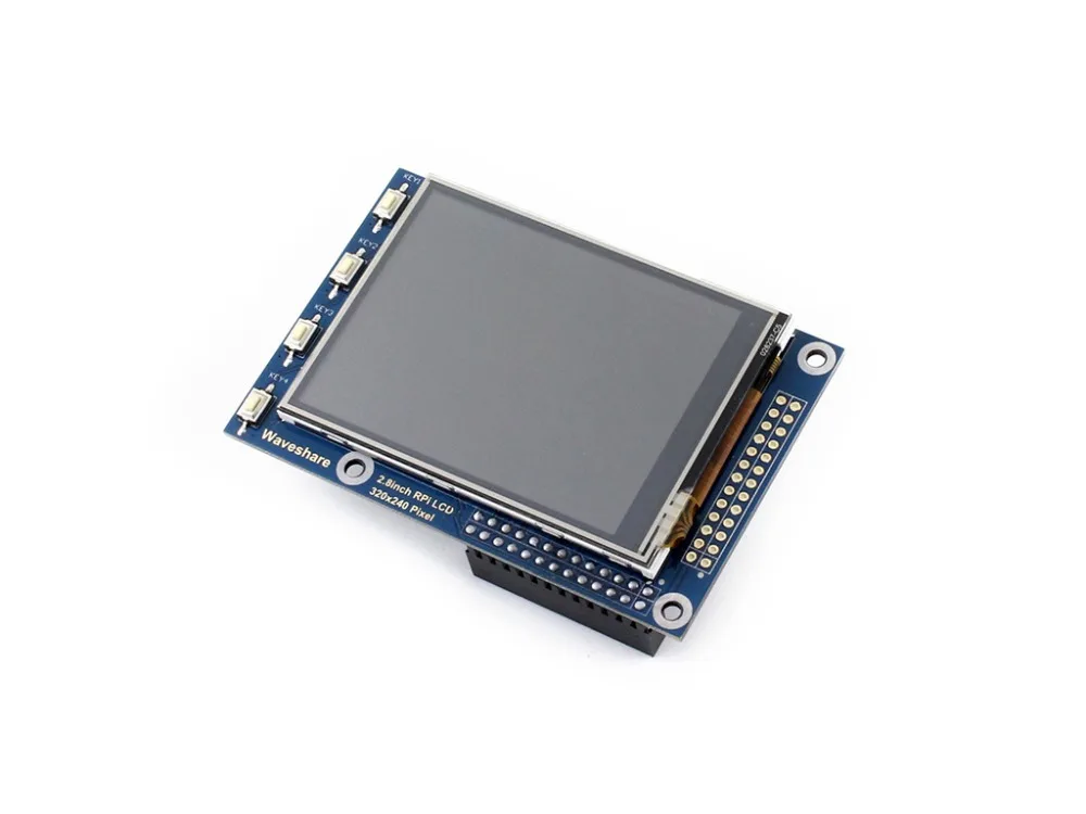 Waveshare 2,8 дюймовый RPi lcd(A) резистивный сенсорный экран TFT дисплей предназначен для Raspberry Pi 320*240 Разрешение SPI интерфейс