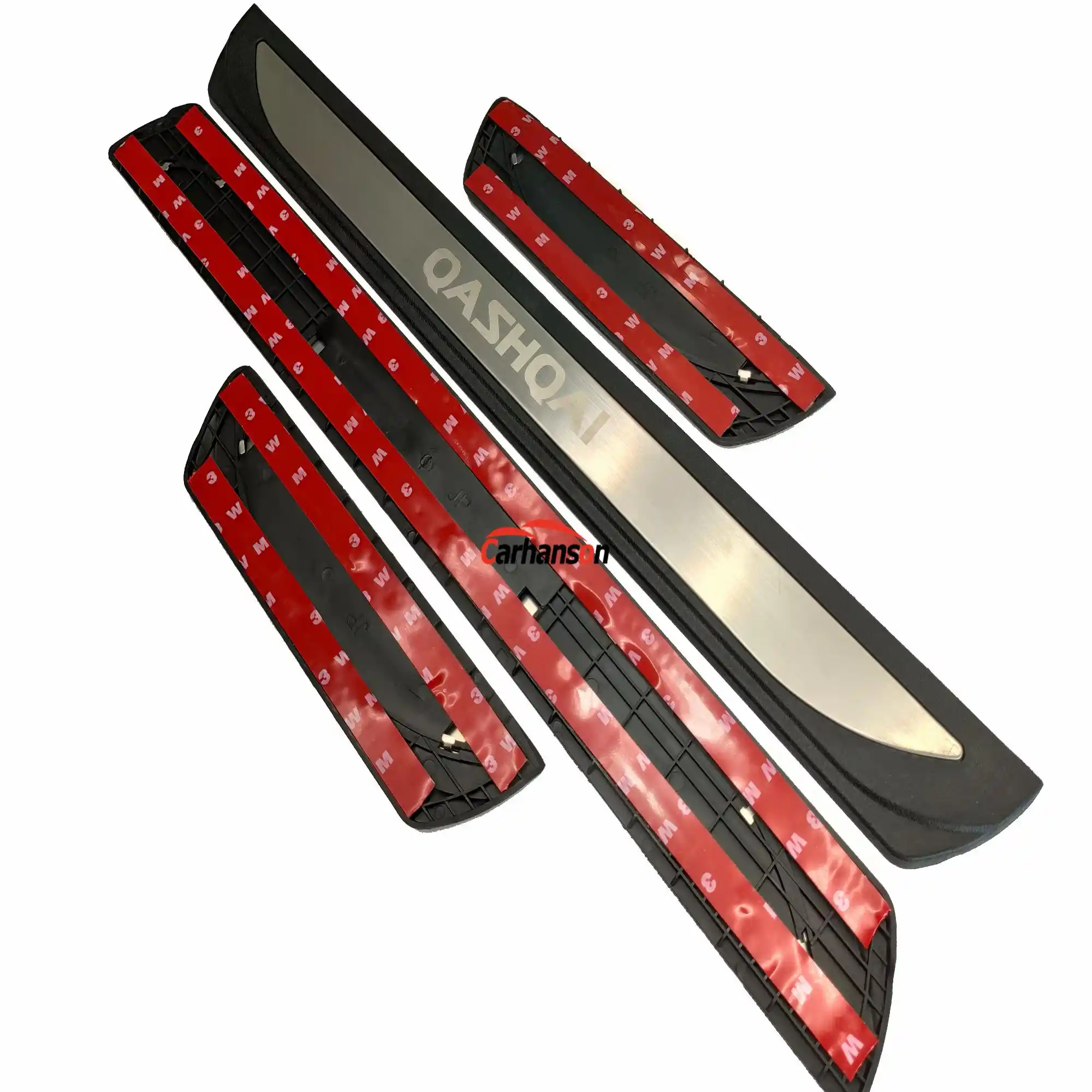4pcs Stainless Steel Door Sill Cover Scuff Plate Guard Protector Trim Car Accessories for Nissan Qashqai J11 2017 2018