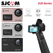 SJCAM SJ8 серия Экшн-камера SJ8 Air& SJ8 Plus и SJ8 Pro yi 4K сенсорный экран с анти-встряхиванием Спорт DV матч с gimbal ручной