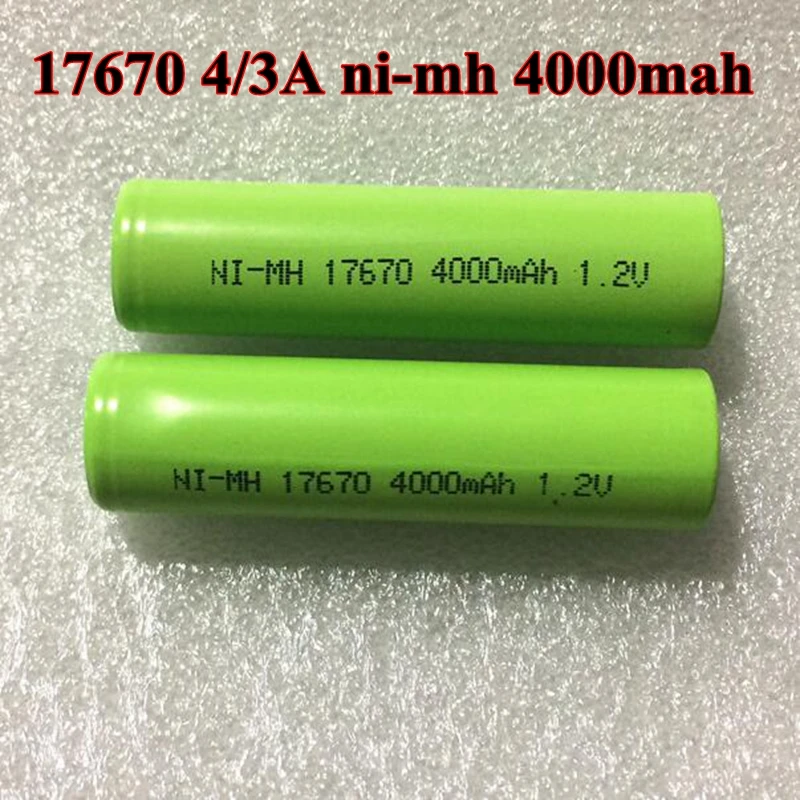 10pcs 17670 4 3a ni mh 1 2v 4000mah nimh battery sweeping machine battery for 7 2v sweeping machine electric toys