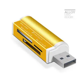 

Hot-sale 2017 All in 1 Micro USB 2.0 Memory Card Reader Adapter for Micro SD SDHC TF M2 MMC MS PRO DUO Card Reader