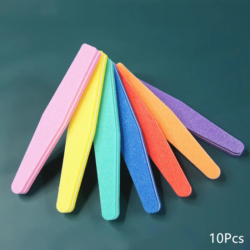 

5Pcs Nail File 100/180 Nail Polisher Sanding Block Sponge Buffing Lime a Ongle Lima Professional Nail Shaper Nail Filer Tools