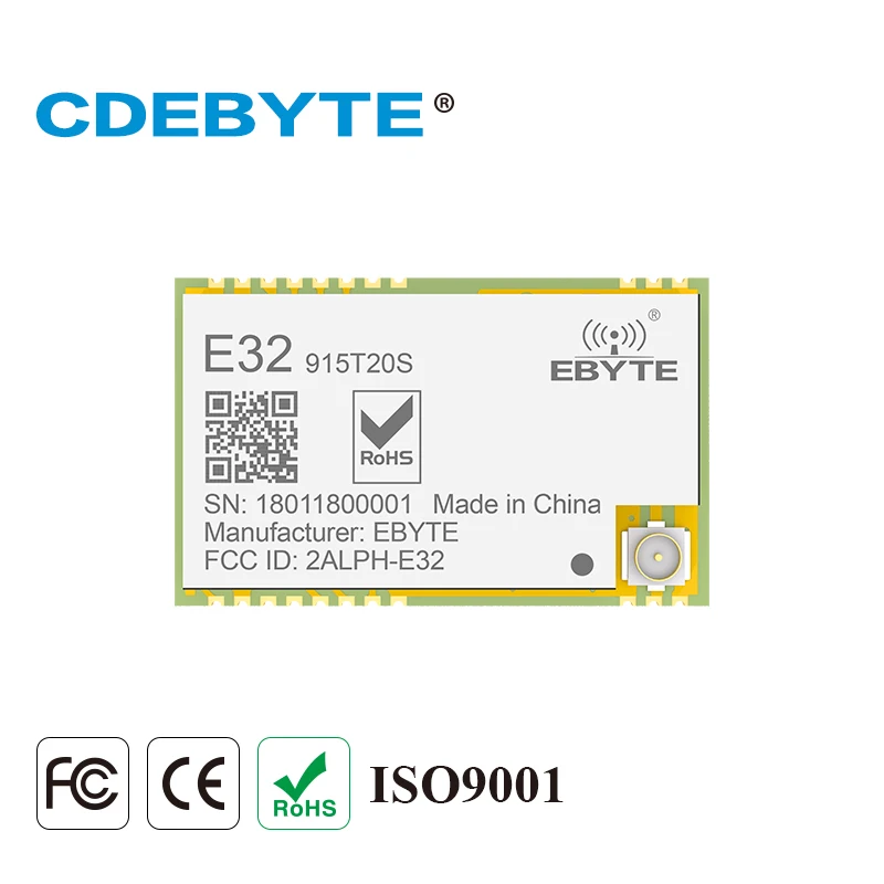 

Wireless RF Module SMD 915MHZ SX1276 SX1278 E32-915T20S LoRa Long Range Transceiver 915 MHz IoT Long Distance IPEX Interface