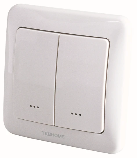 

Home Dual Paddle Wall Switch Z-Wave Home Automation Module with EU and RU Frequency