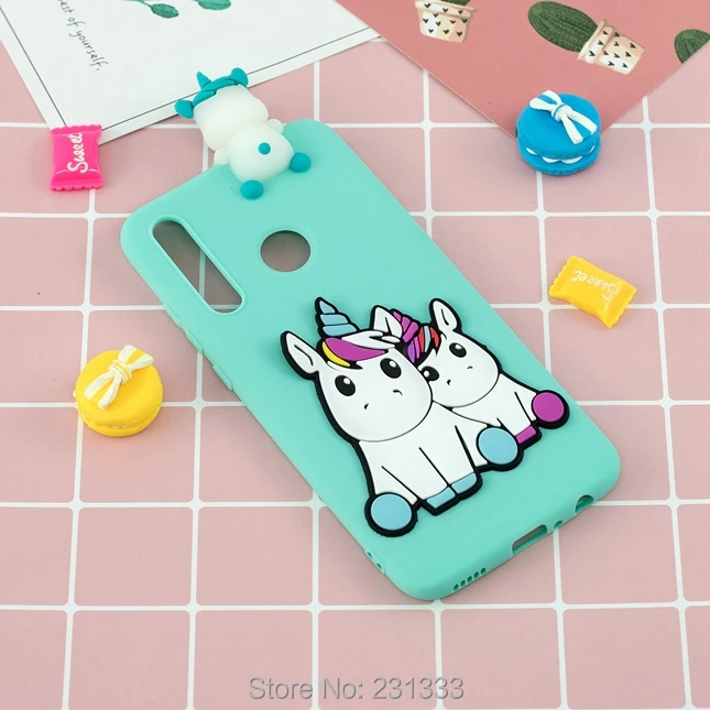 Мягкий чехол из ТПУ C ku с 3D рисунком для Huawei P30 LITE Y6 2019 Y7 Y9 Honor 9i Enjoy 8S 9S Панда собака