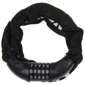 

Bicycle Lock Digital Code Security Anti-Theft Combination Wire Lock Chain 5 Digit Password Lock For Bike Motorcycle Glass Door