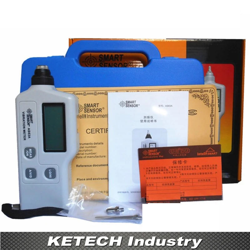 

AR63A Portable Pen Digital Vibration Meter Tester