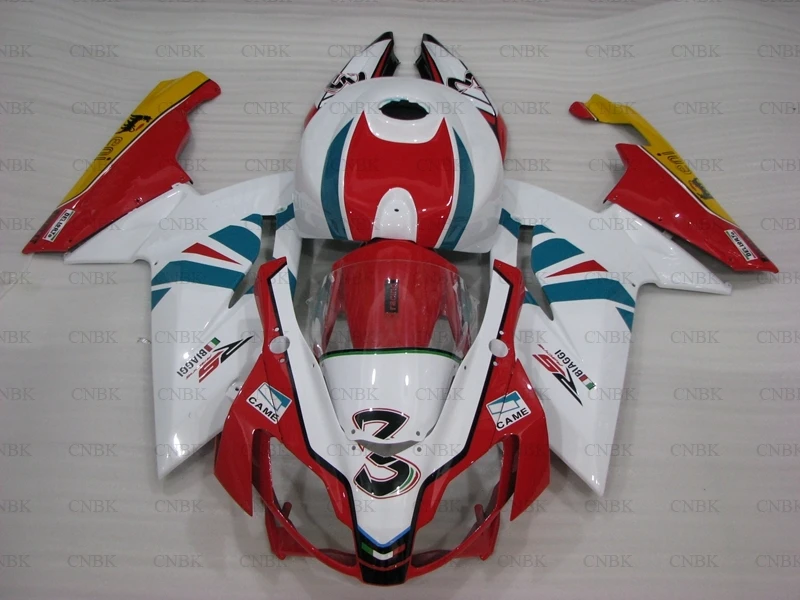 for RS 125 2006 - 2011 Body Kits 2009 Red White Full 07 08 Fairings Unpainted | Автомобили и мотоциклы