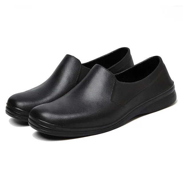 Chef Waiter Work Shoes Men�s Soft Non slip Black