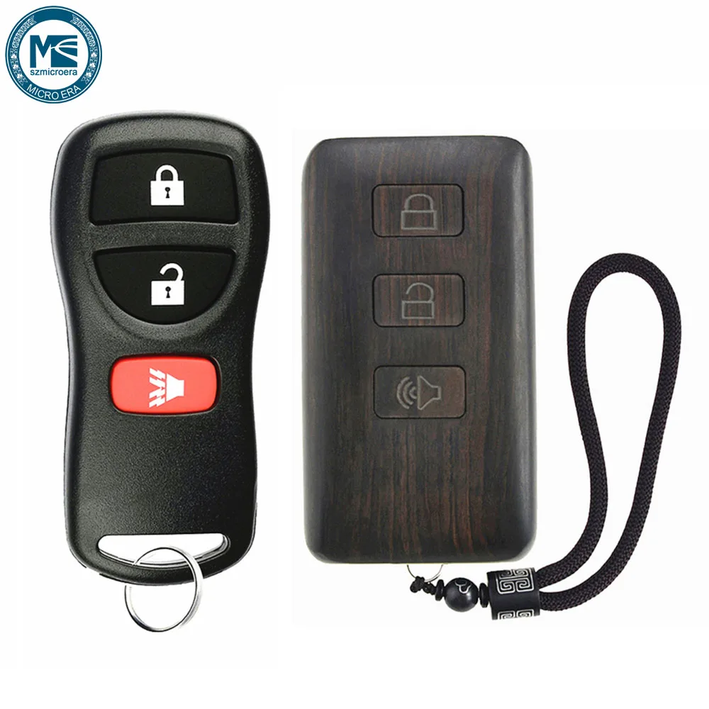 Keyless Entry Remote Control Refit Rosewood Car Key Fob Shell