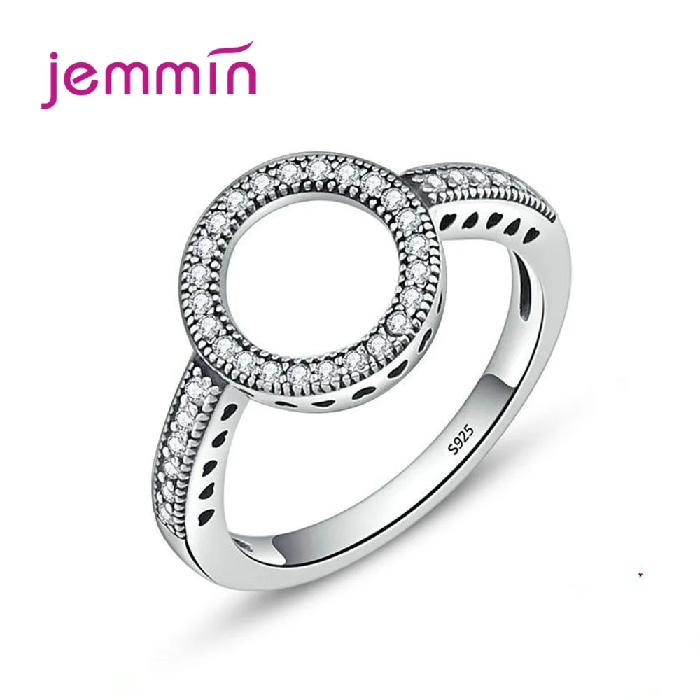 Classic Fashion Hollow Out Hoop Sparkling White And Black Ring Cubic Zirconia Jewelry Real Solid S90 Silver Color Rings huismerk kopen in de aanbieding Classic Fashion Hollow Out Hoop Sparkling White And Black Ring Cubic Zirconia Jewelry Real Solid S90 Silver Color Rings huismerk kopen in de aanbieding