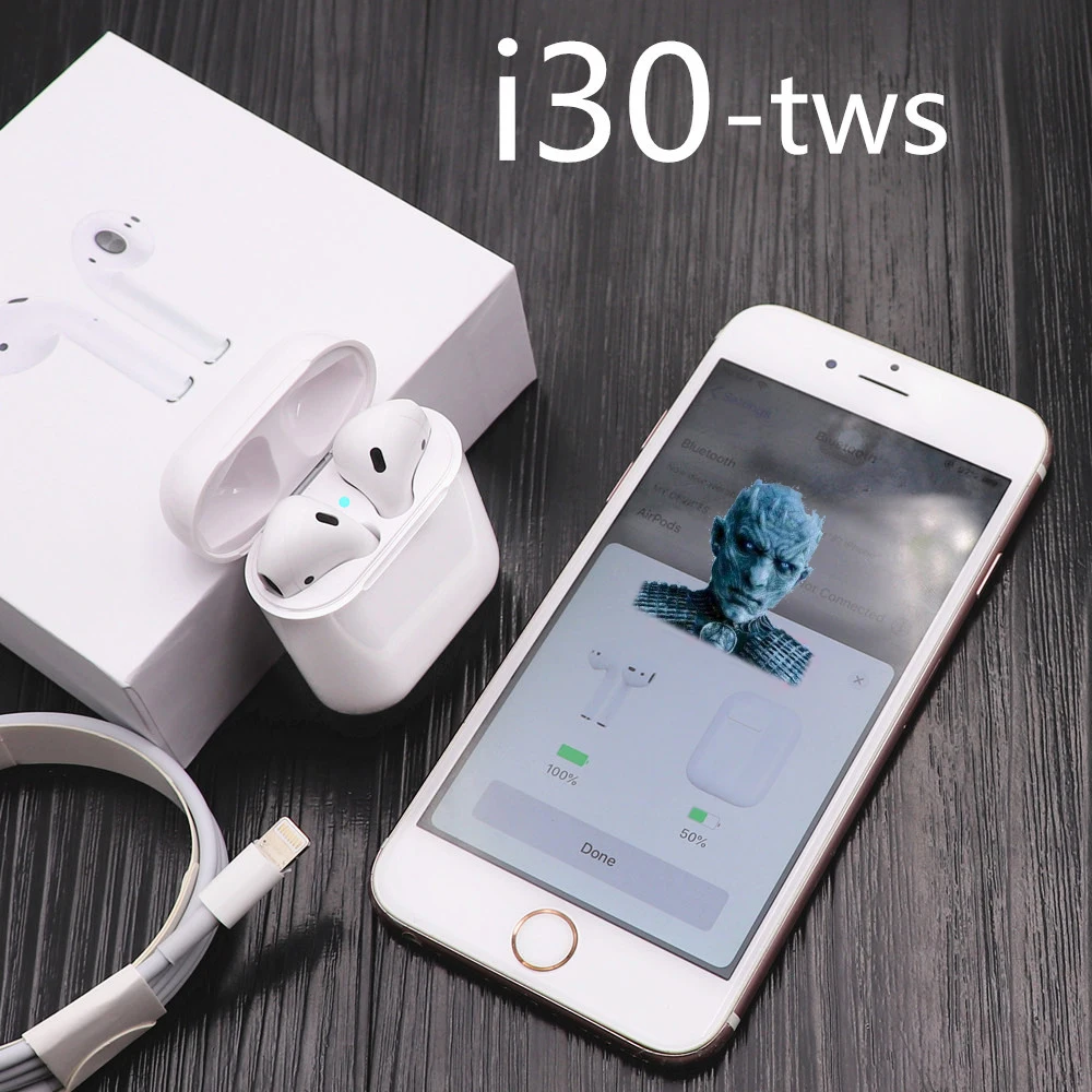 

Pop Up I30 Tws 1:1 size Replica copy for Airpod Bluetooth 5.0 Earbuds Wireless Eardphone With In ear Earbuds Pk I20 I10 I12