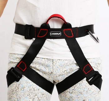 

mountaineering trip climbing half body Sitting Seat belts outdoor mountaineering downhill safety belt. working aloft lap belt