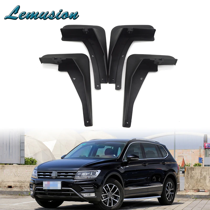 1Set Car Front Rear Mudguards For VW Tiguan 2 Mk2 2016 2017 2018