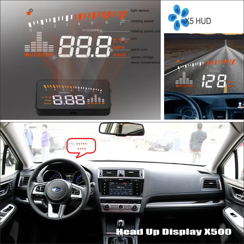 

Liislee Car HUD Head Up Display For Subaru Outback MY11 2009-2014 - Safe Driving Screen Projector Refkecting Windshield
