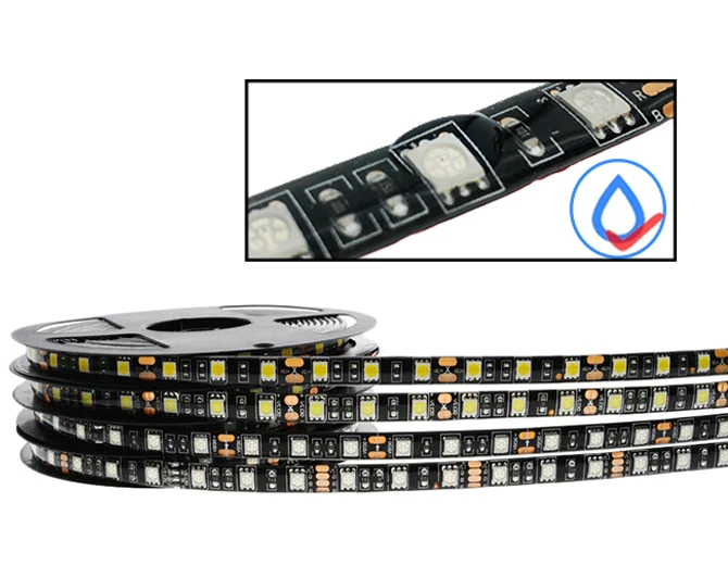 5050 RGB rgbww SMD чип свет DC 12 В украшения дома освещения 60leds/M 300LED ленты 5 м/roll