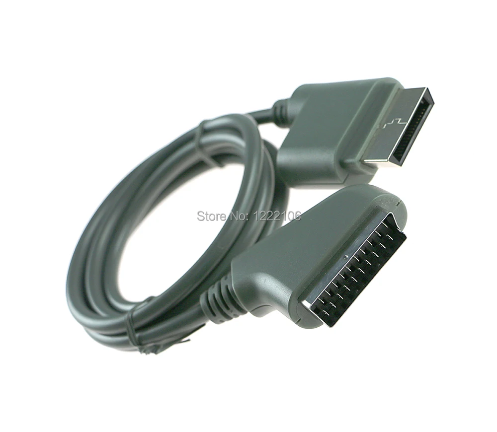 ChengChengDianWan 3 шт./лот 1 8 м 6 футов Scart RGB HD TV Аудио Видео AV кабель для xbox360 xbox 360|cable for|lot