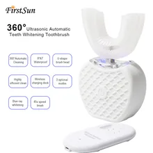 360 градусов интеллектуальная автоматическая Звуковая электронная зубная щетка отбеливание зубов отбеливатель межзубная щетка виниры уход за зубами