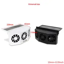 Solar Powered Vehicle Exhaust Fan Solar Energy Cooling Car Vent Ventilator Safe Auto
