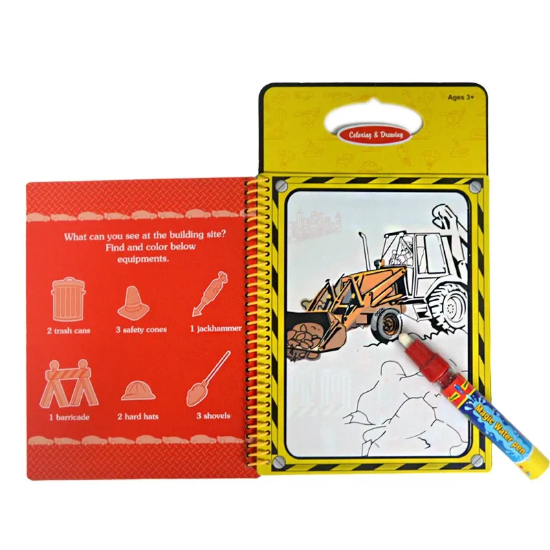 Water Drawing Toy Coloring Books For Kids Writing Board Magic