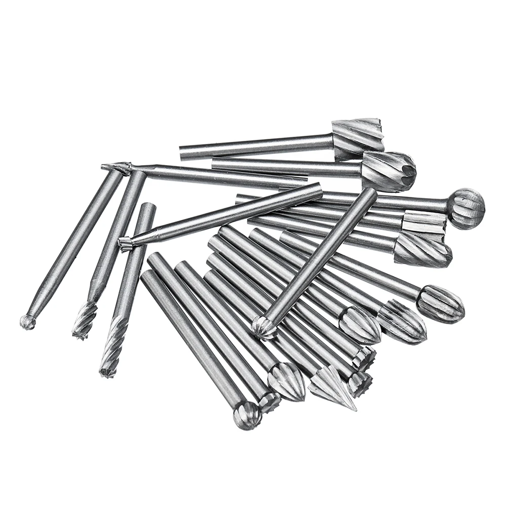 20pcs HSS Router Bits Wood Cutter Milling for Dremel Rotary Tool