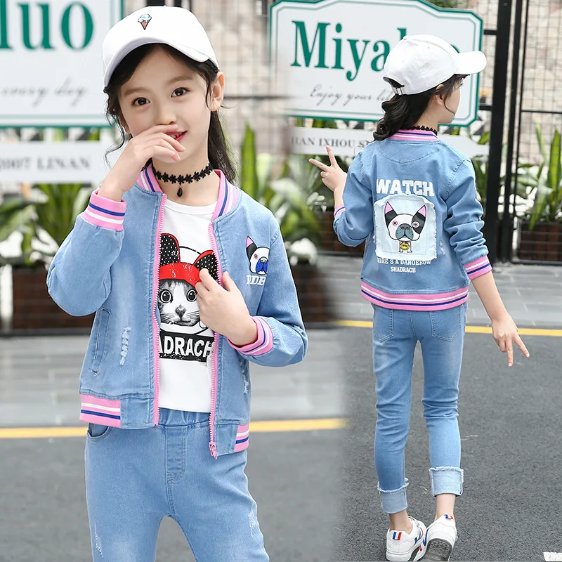 

Girls Clothes Kids Clothes Girls Clothing Sets Girls Tracksuit Sport Set Children Clothing TZ41
