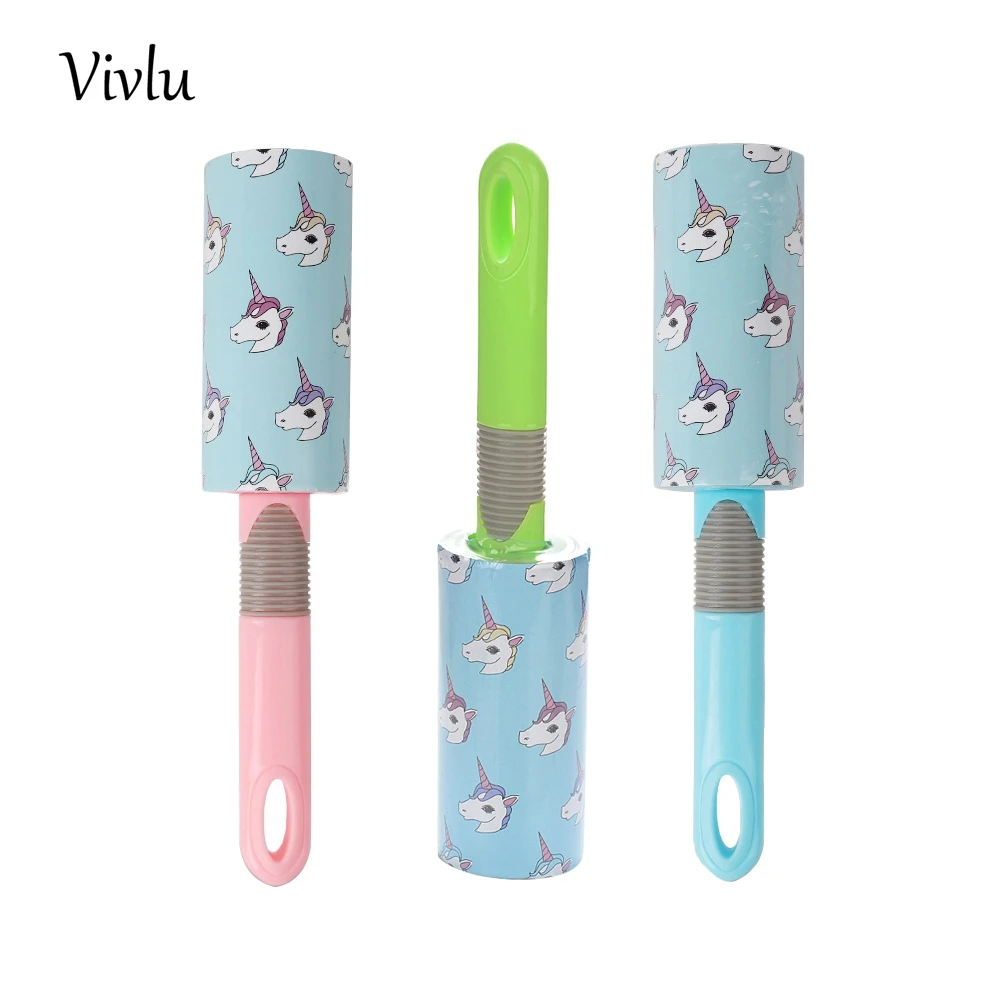 

1 piece Reusable/Washable Sticky Hair Brush, Pet Hair Remover Brush Lint Hair Cleaning Brush Roller VD-013