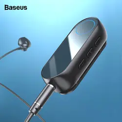 Baseus Bluetooth 5,0 приемник для 3,5 мм разъем для наушников дополнительный разъем для наушников беспроводной адаптер Bluetooth аудио Музыка приемник